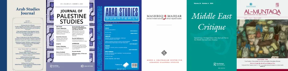 Cover images of academic journals listed in this section.