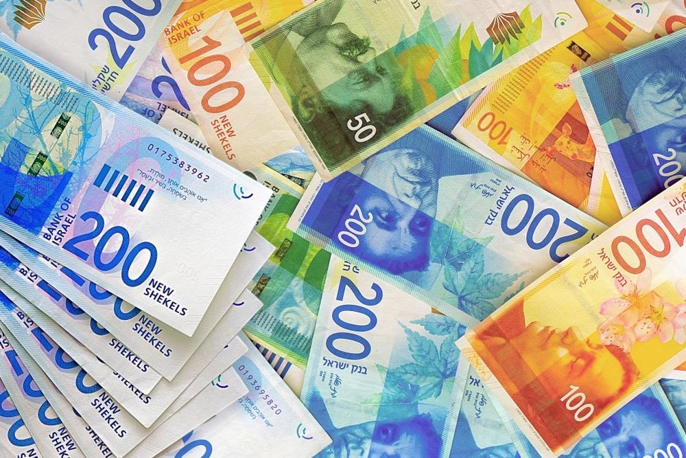 New Israeli Shekels (NIS), the Israeli currency.