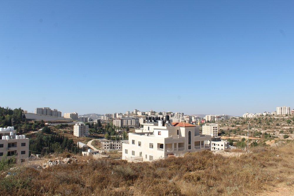 A view of the city of Birzeit in the West Bank.