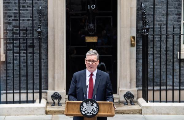 Prime Minister Keir Starmer delivers his first speech as UK premier.