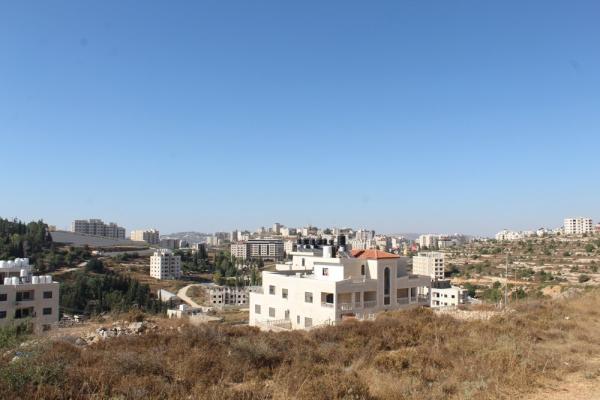 A view of the city of Birzeit in the West Bank.