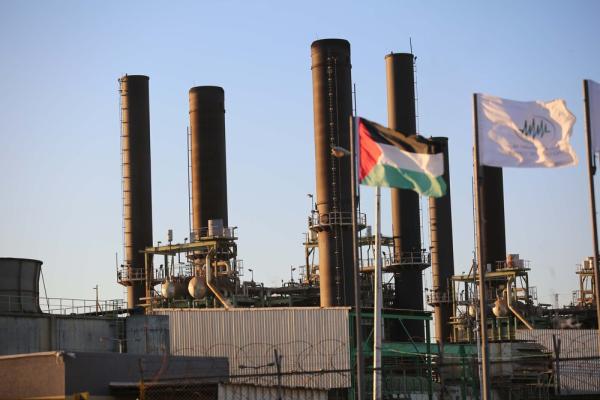 A view of Gaza's only power plant, shut down at the time of this photograph after Israel halted the entry of fuel into the Gaza Strip. August 16, 2020.